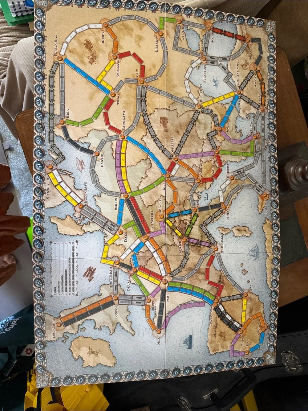 Ticket to Ride Europe Board Game by Days of Wonder - Multicolor